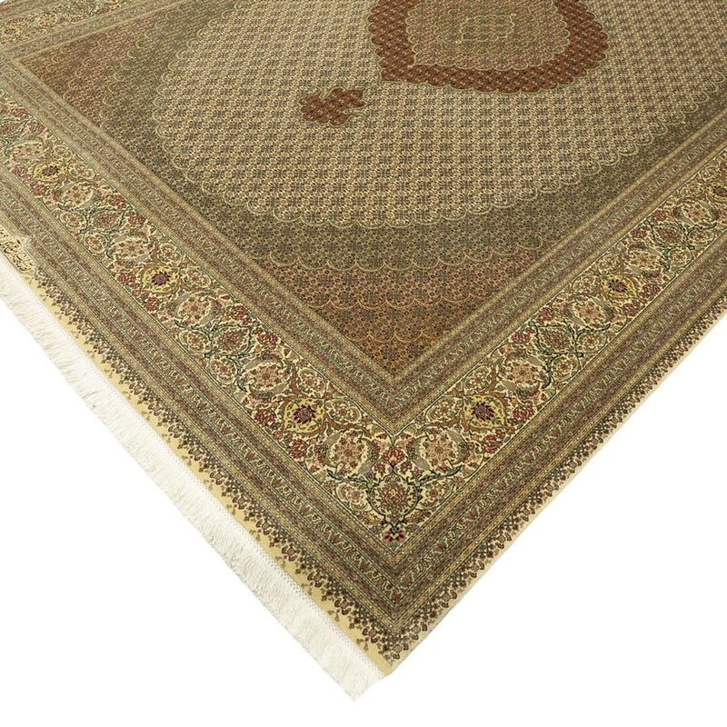 Persisk tæppe - Tabriz - Royal - Royal - 357 x 248 cm - lys beige