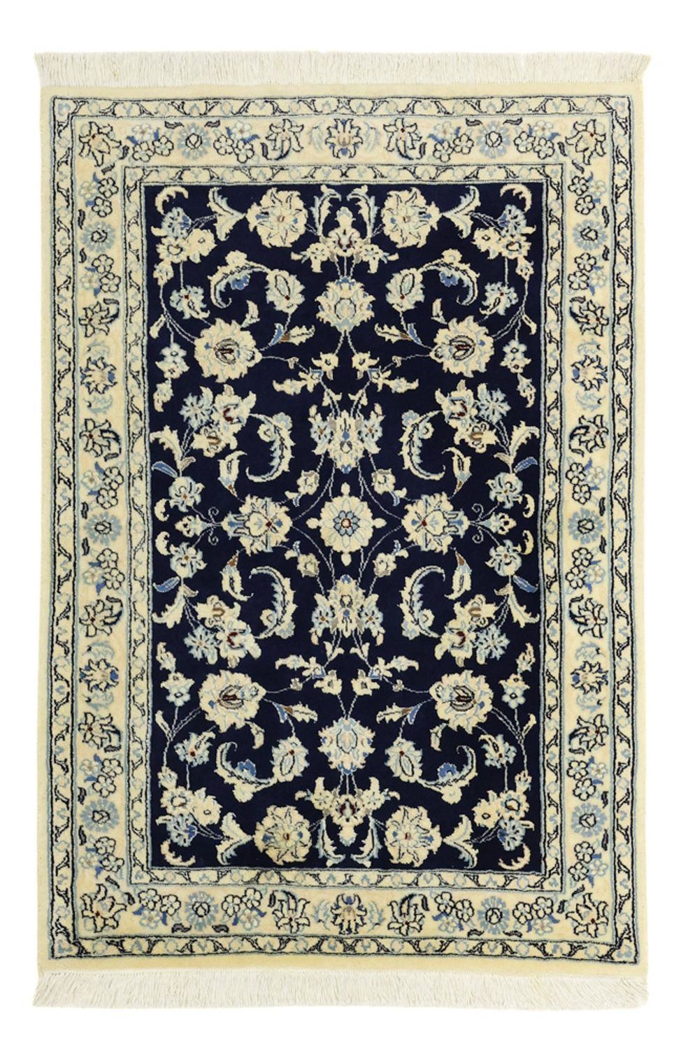 Persisk tæppe - Nain - Royal - Royal - 114 x 78 cm - mørkeblå