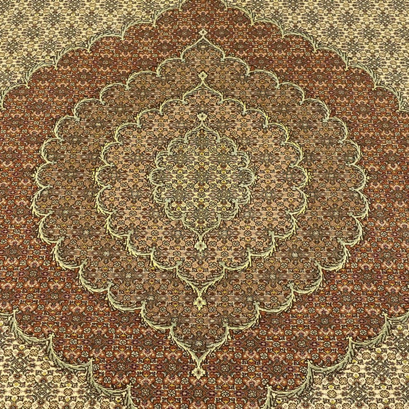 Persisk tæppe - Tabriz - Royal - Royal - 351 x 250 cm - mørk beige