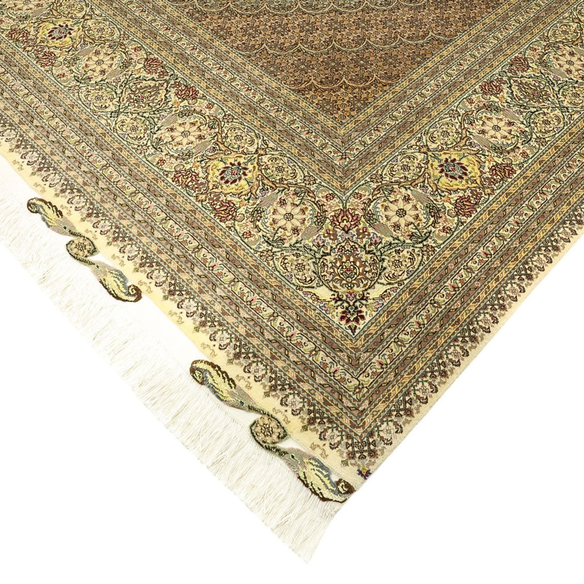 Persisk tæppe - Tabriz - Royal - Royal - 351 x 250 cm - mørk beige