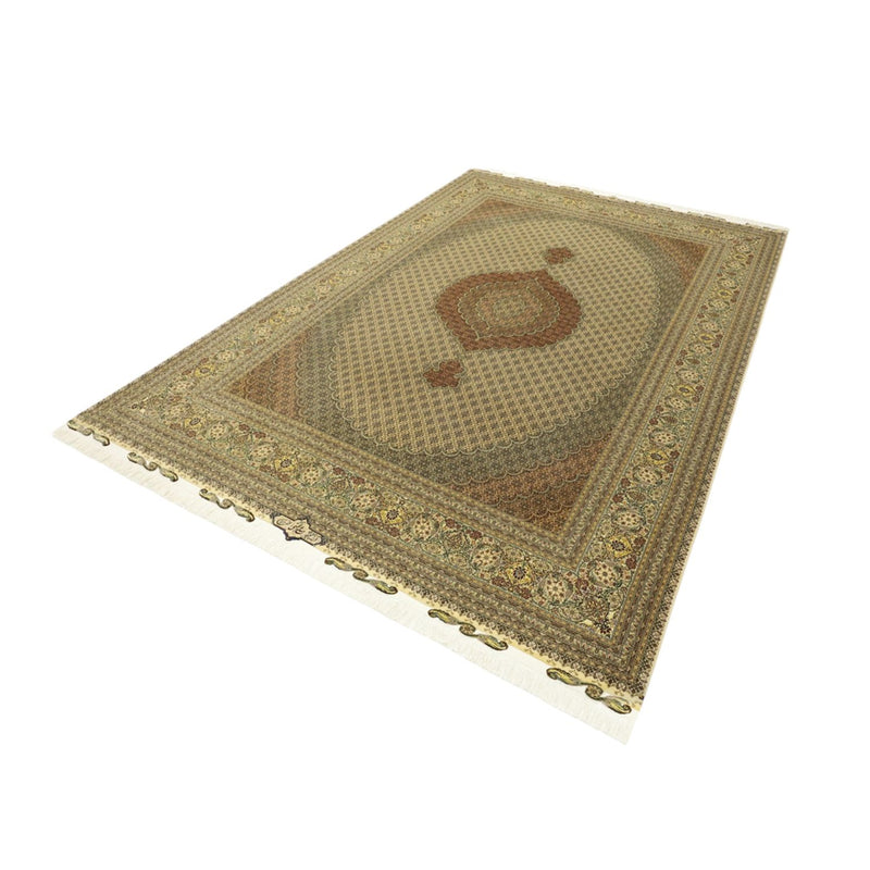 Persisk tæppe - Tabriz - Royal - Royal - 351 x 250 cm - mørk beige