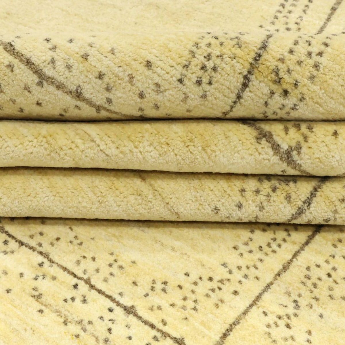 Gabbeh Tæppe - Loribaft Persisk - 283 x 221 cm - beige