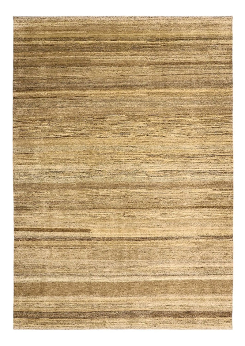 Gabbeh Tæppe - Loribaft Persisk - 281 x 201 cm - mørk beige