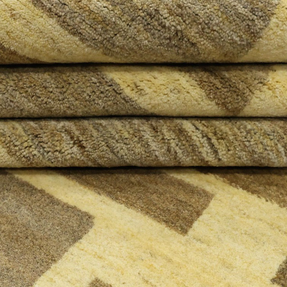 Gabbeh Tæppe - Loribaft Persisk - 287 x 200 cm - lys beige