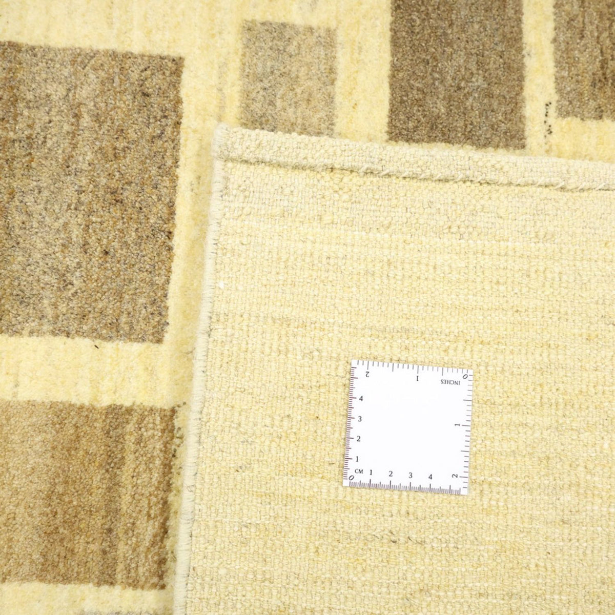Gabbeh Tæppe - Loribaft Persisk - 287 x 200 cm - lys beige
