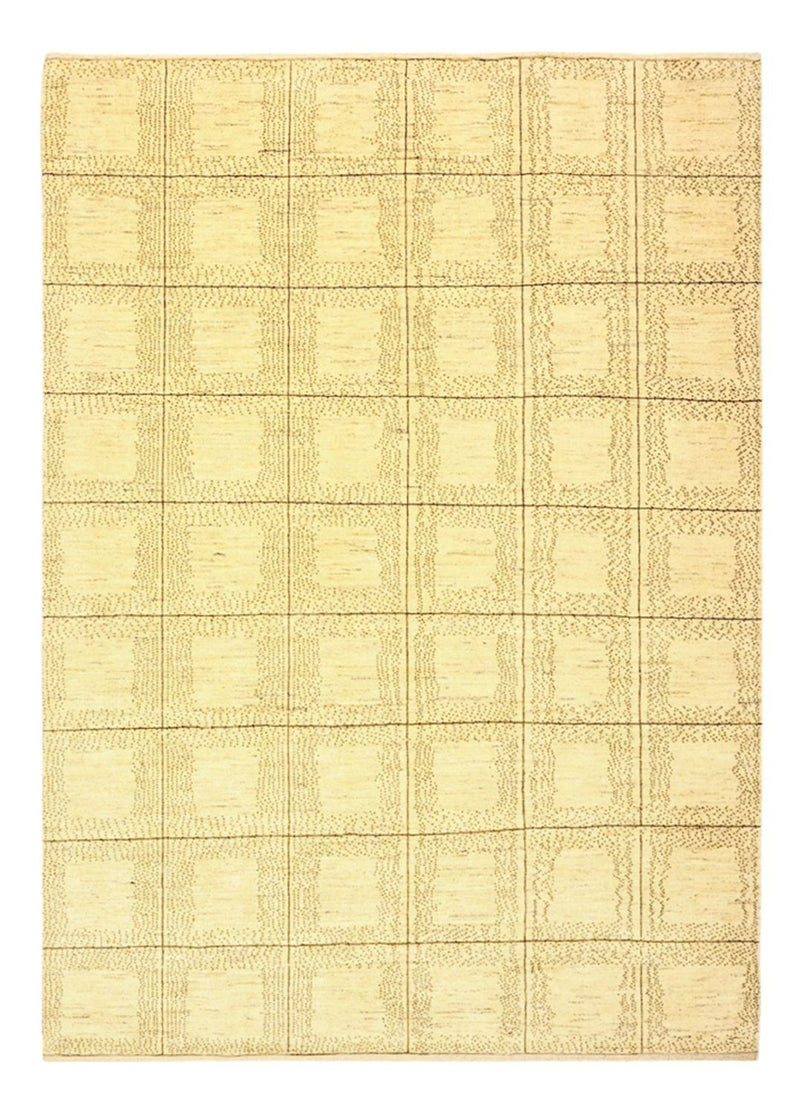 Gabbeh Tæppe - Loribaft Persisk - 281 x 204 cm - lys beige