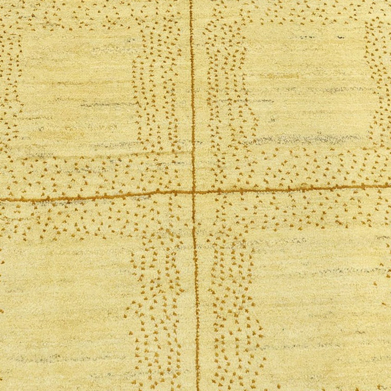 Gabbeh Tæppe - Loribaft Persisk - 281 x 204 cm - lys beige