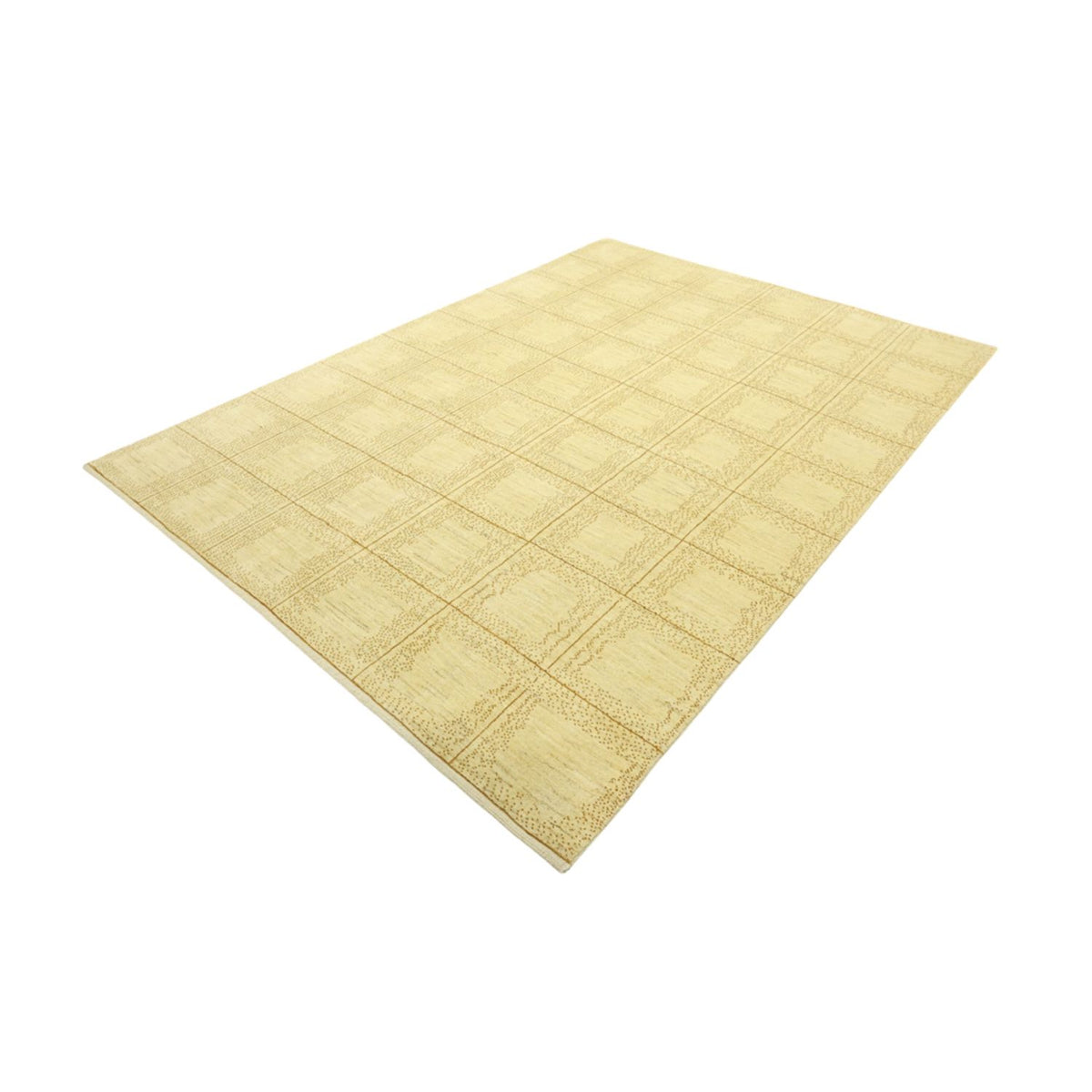 Gabbeh Tæppe - Loribaft Persisk - 281 x 204 cm - lys beige