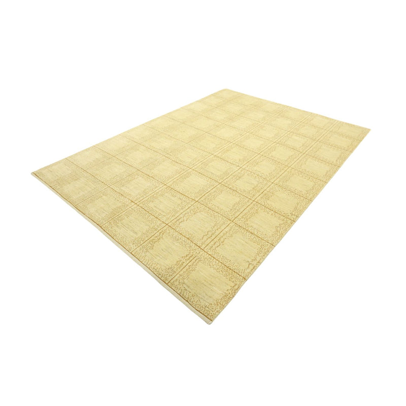Gabbeh Tæppe - Loribaft Persisk - 281 x 204 cm - lys beige