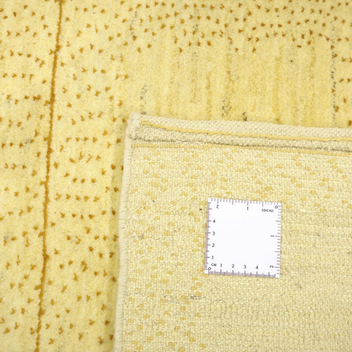 Gabbeh Tæppe - Loribaft Persisk - 281 x 204 cm - lys beige