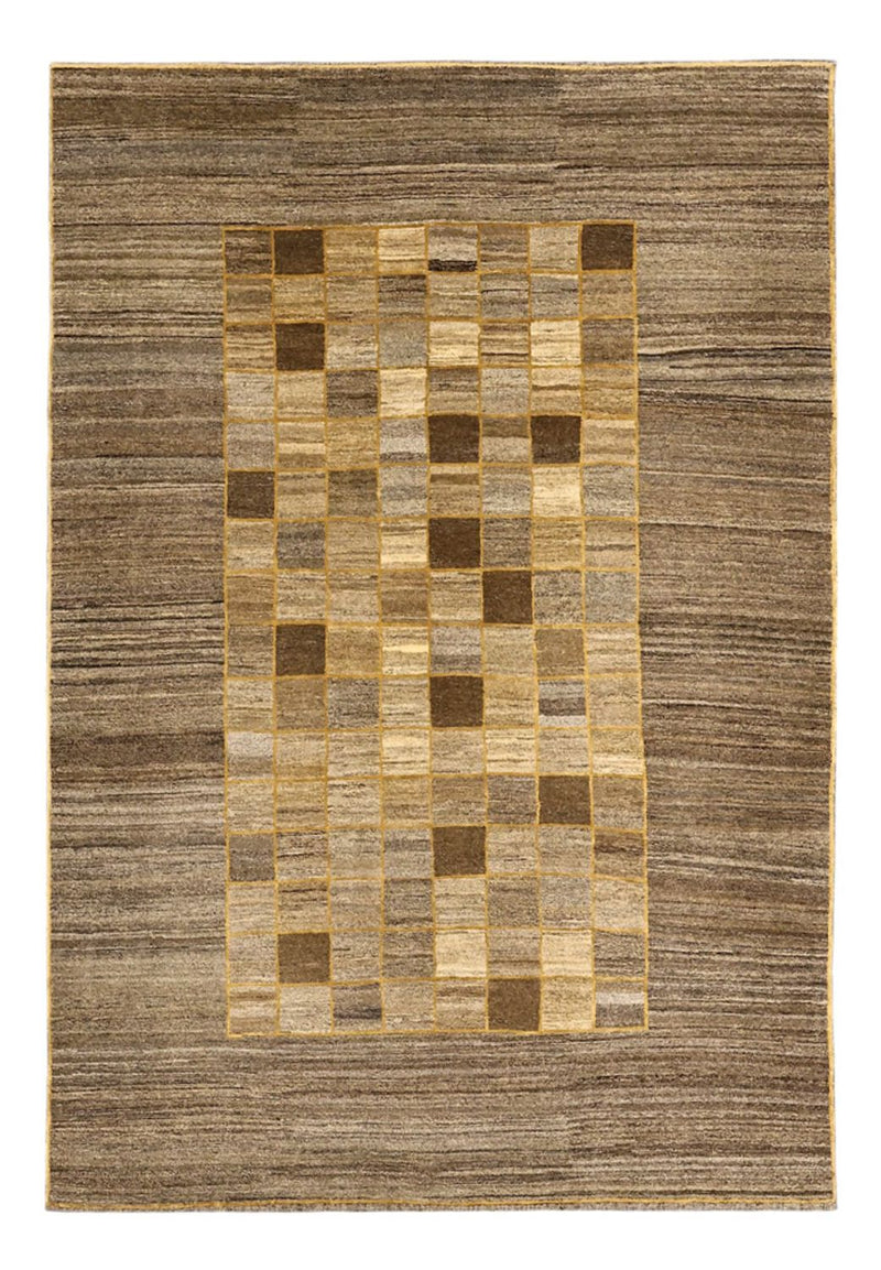 Gabbeh Tæppe - Loribaft Persisk - 290 x 205 cm - mørk beige