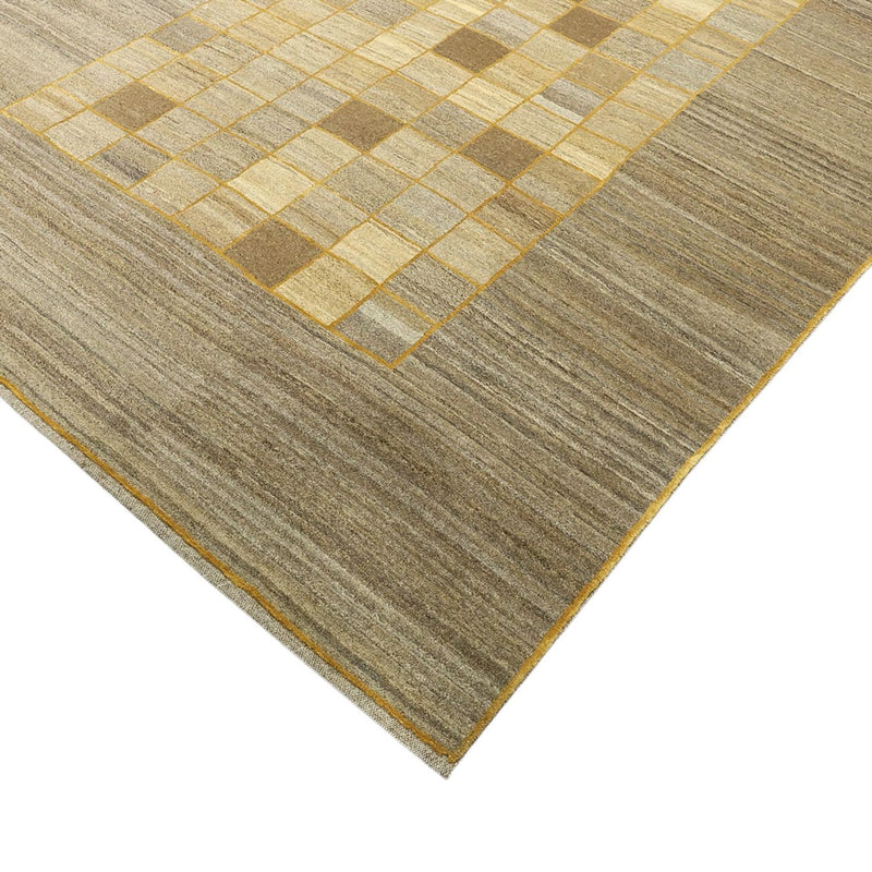 Gabbeh Tæppe - Loribaft Persisk - 290 x 205 cm - mørk beige