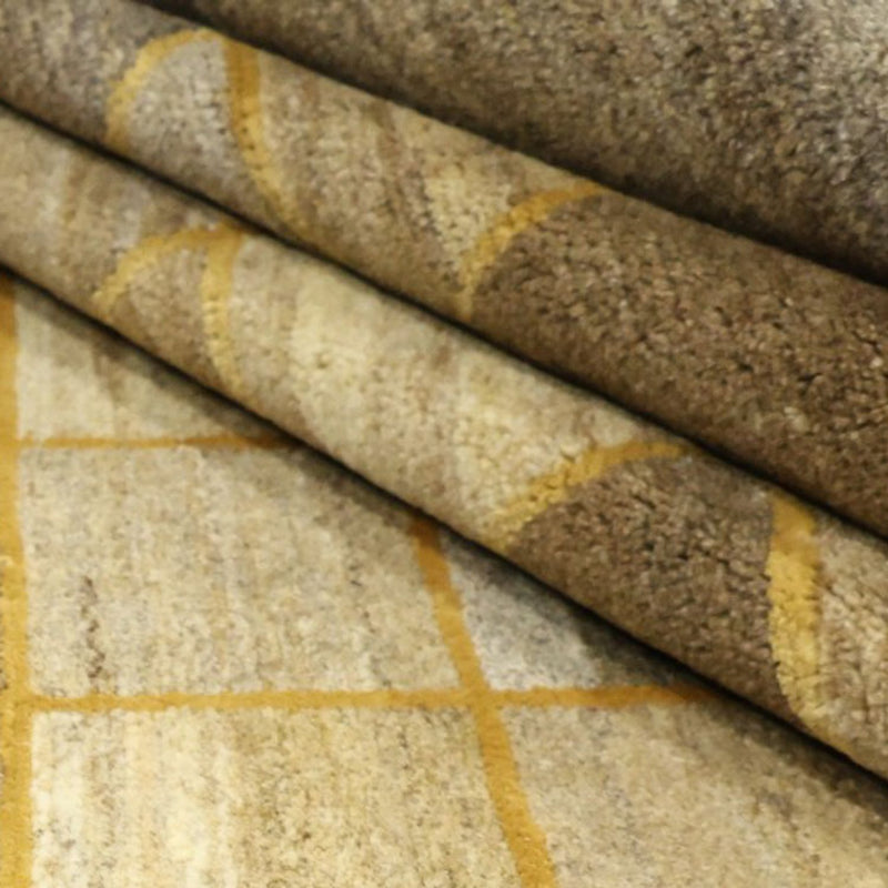 Gabbeh Tæppe - Loribaft Persisk - 290 x 205 cm - mørk beige