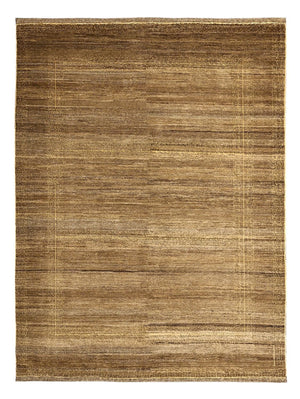 Gabbeh Tæppe - Loribaft Persisk - 227 x 173 cm - mørk beige