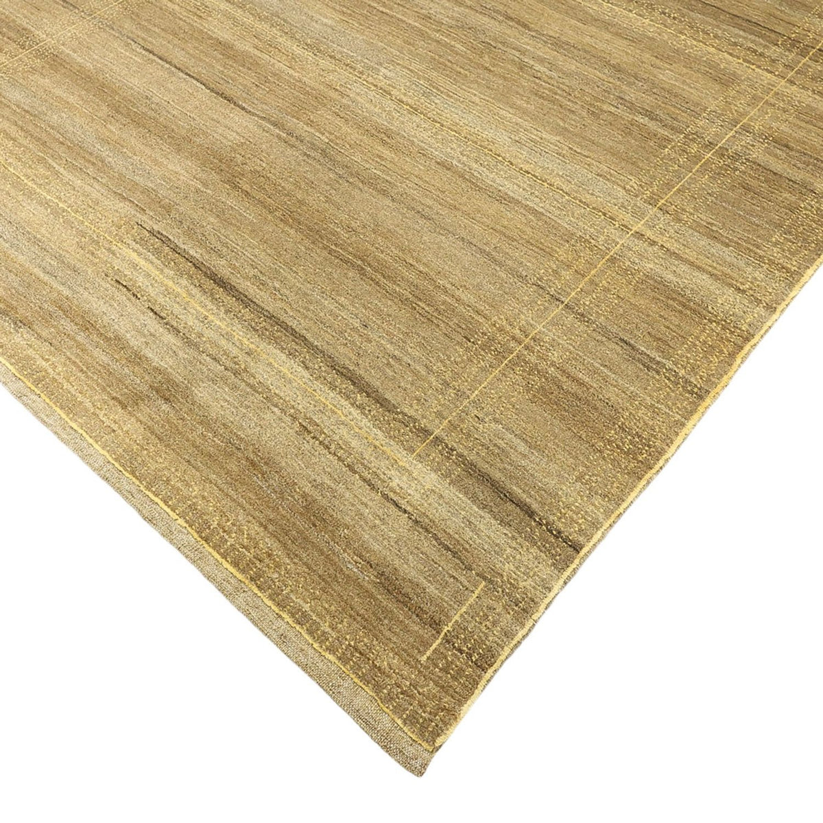 Gabbeh Tæppe - Loribaft Persisk - 227 x 173 cm - mørk beige