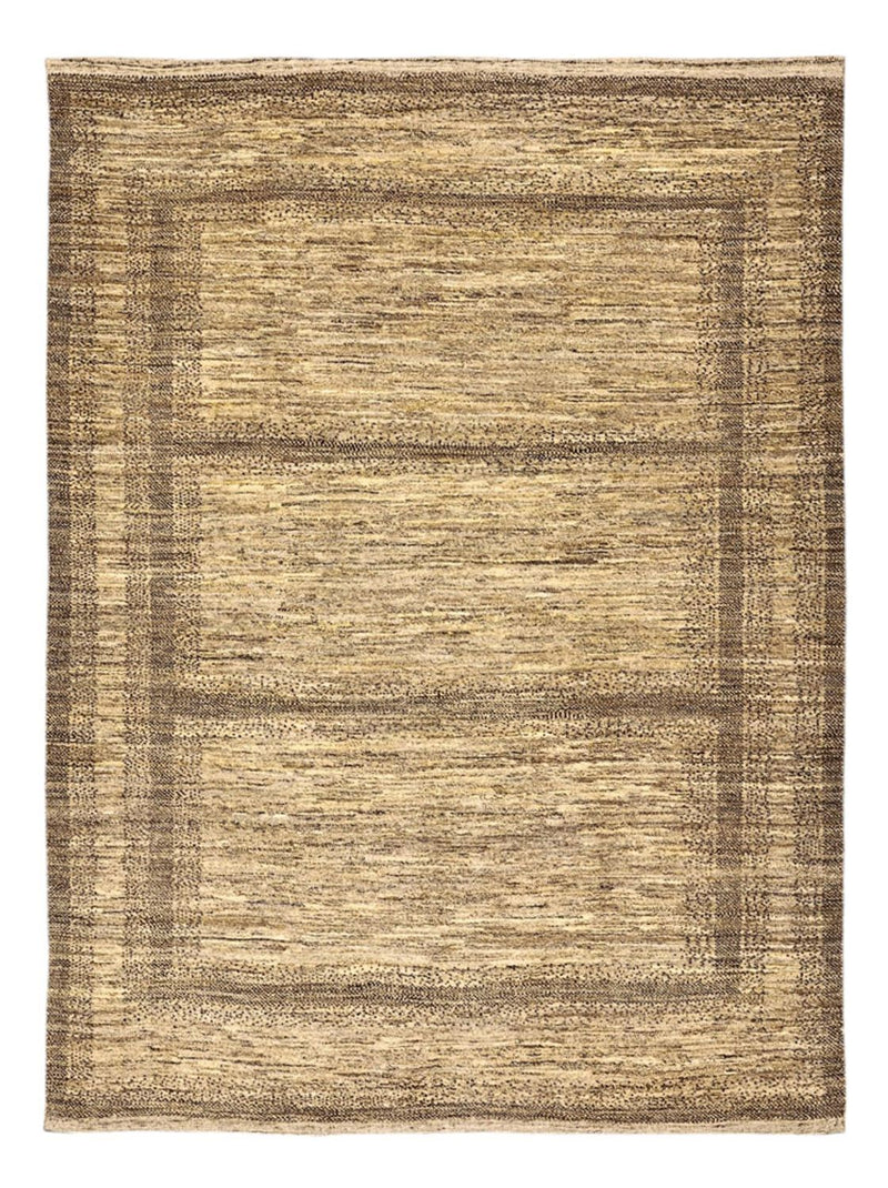 Gabbeh Tæppe - Loribaft Persisk - 224 x 170 cm - mørk beige