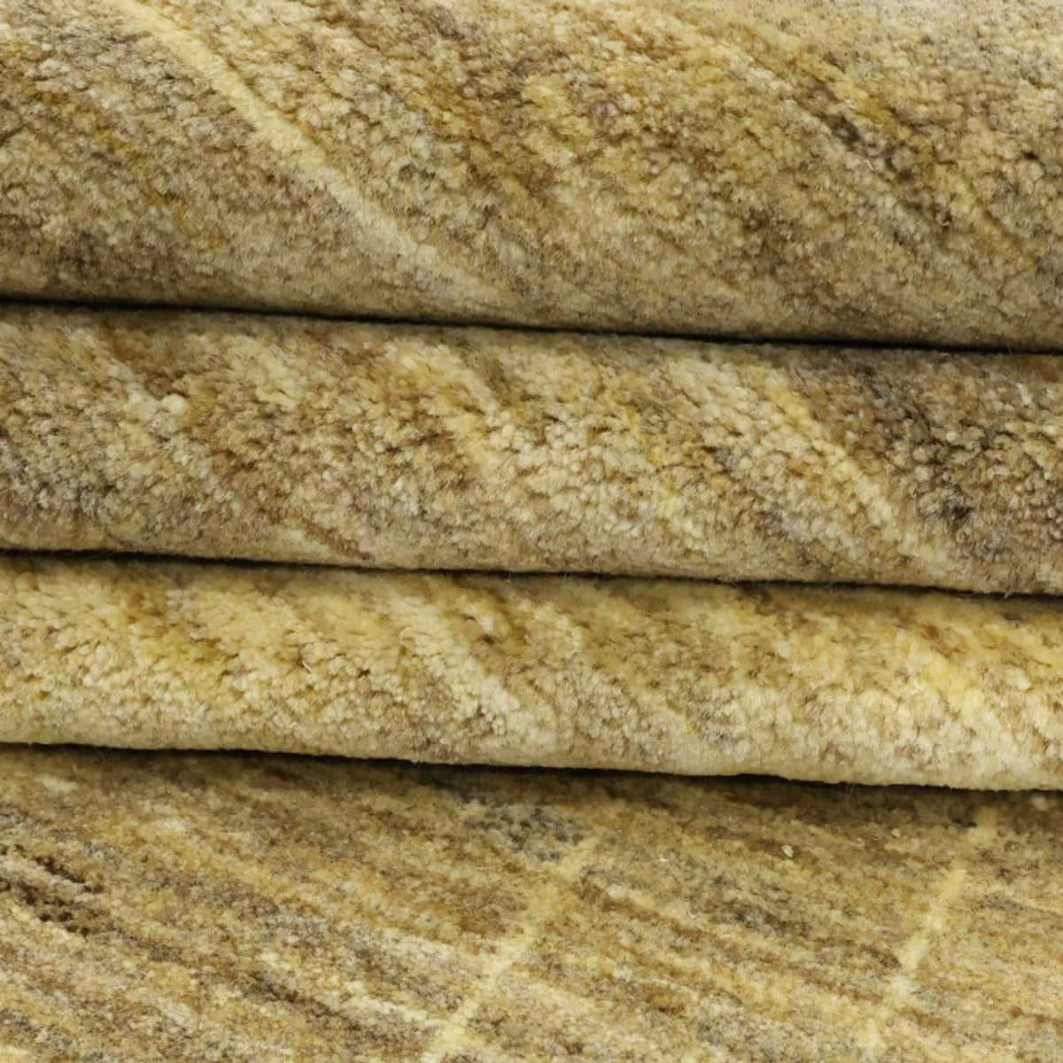 Gabbeh Tæppe - Loribaft Persisk - 232 x 168 cm - mørk beige