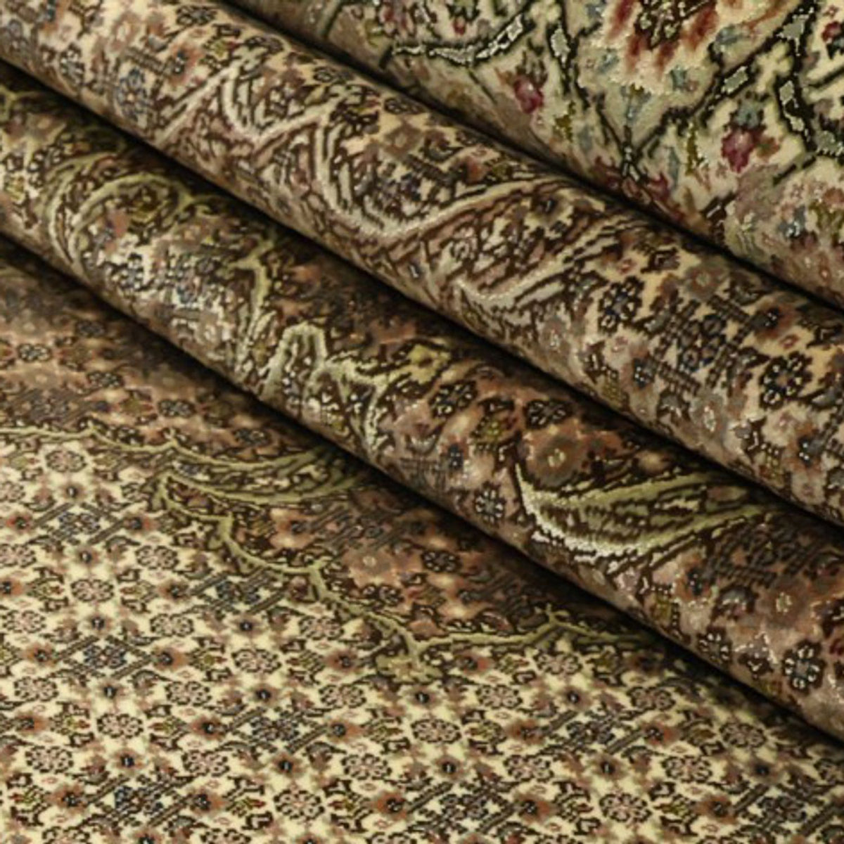 Persisk tæppe - Tabriz - Royal - Royal - 303 x 203 cm - mørk beige