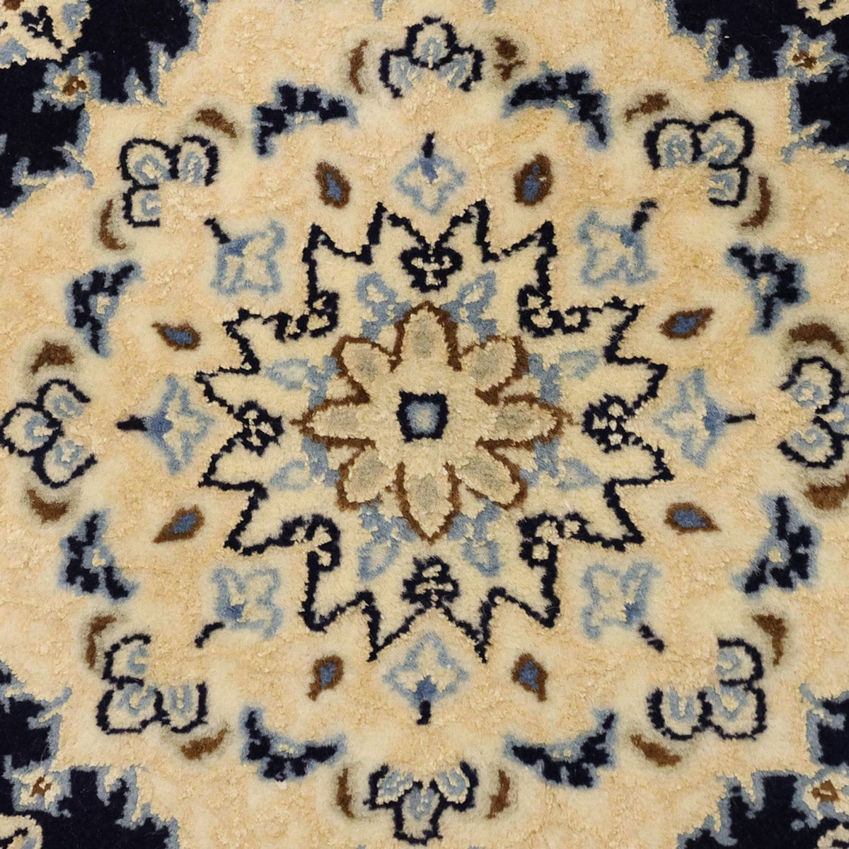 Persisk tæppe - Nain - Royal - Royal - 114 x 78 cm - mørkeblå