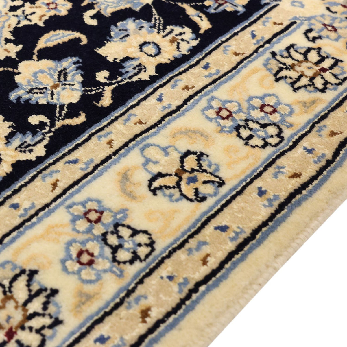 Persisk tæppe - Nain - Royal - Royal - 136 x 86 cm - mørkeblå