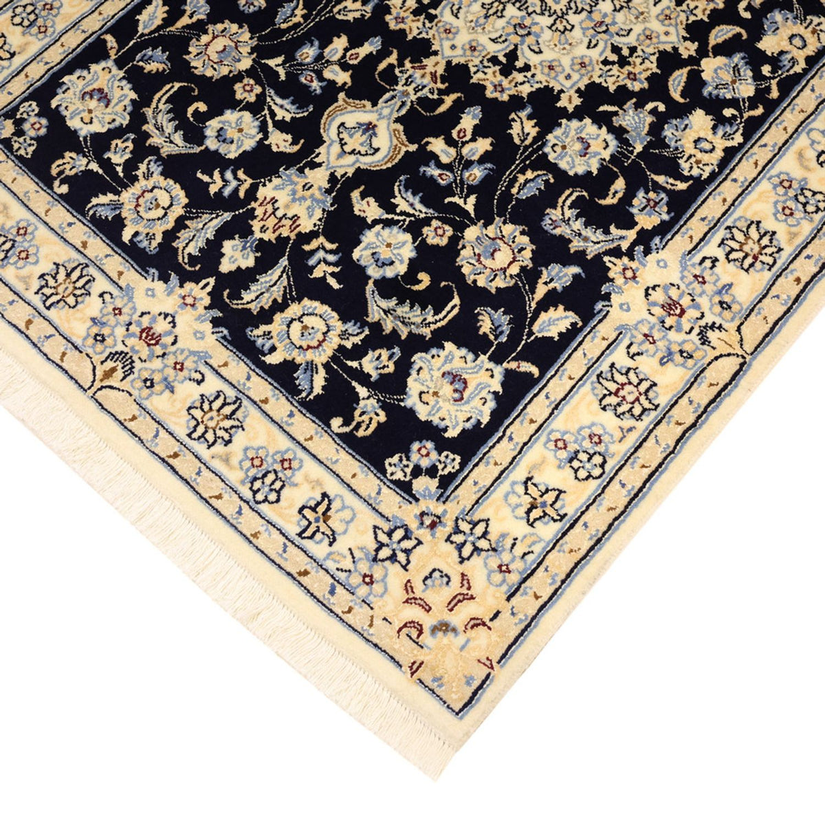 Persisk tæppe - Nain - Royal - Royal - 136 x 86 cm - mørkeblå