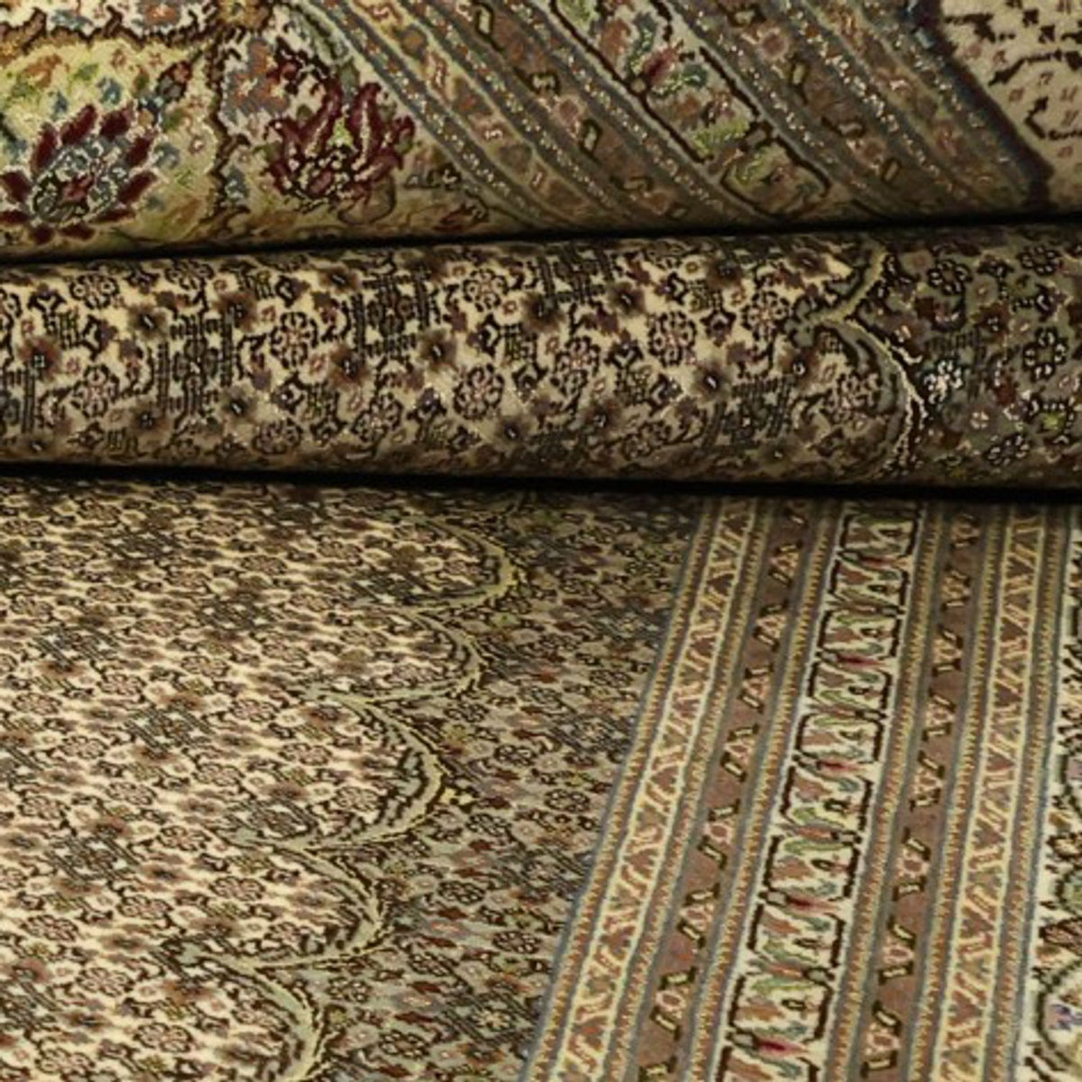 Persisk tæppe - Tabriz - Royal - Royal - 336 x 252 cm - taupe