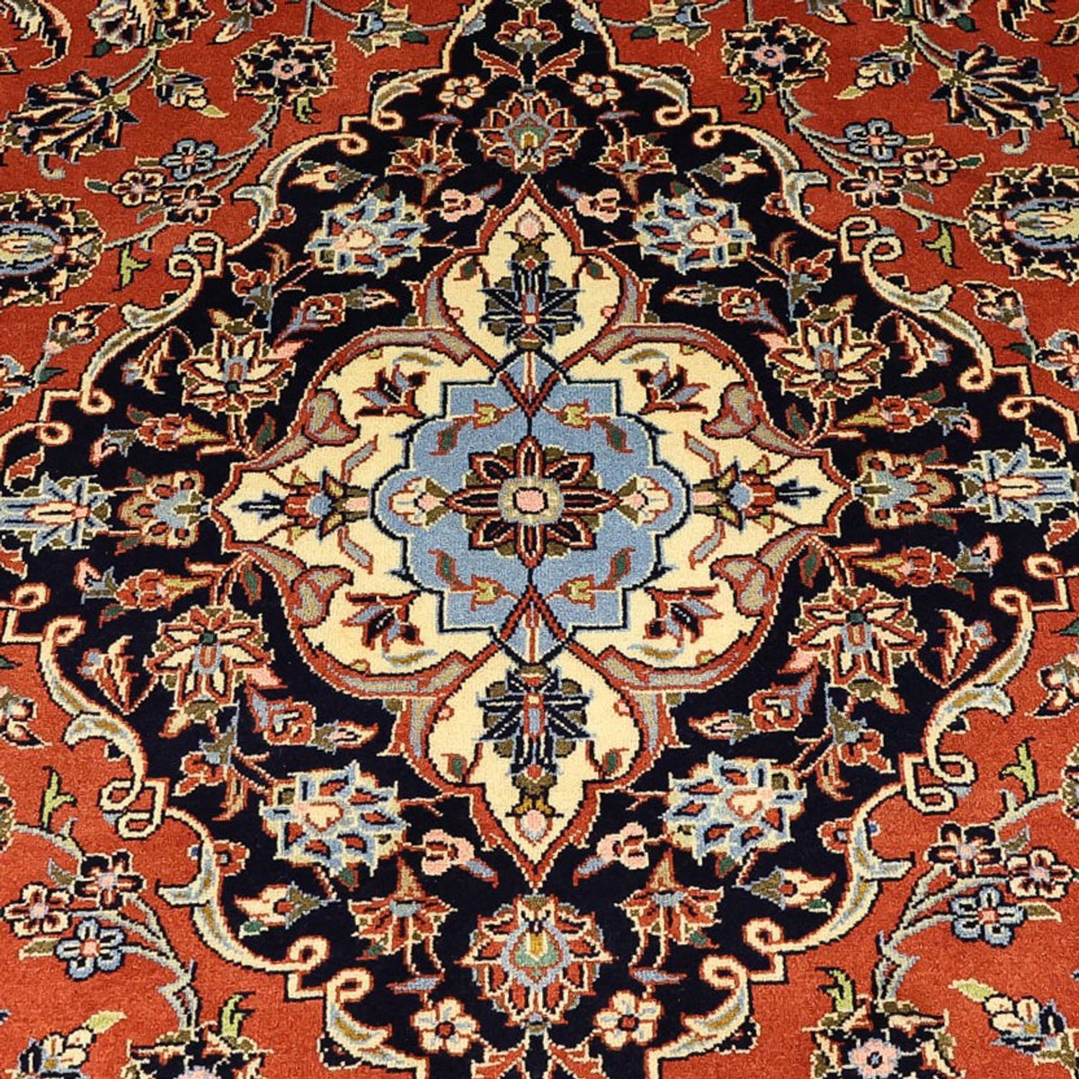 Persisk tæppe - Keshan - 352 x 244 cm - rød