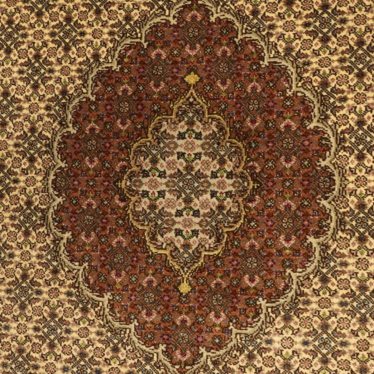 Persisk tæppe - Tabriz - Royal - Royal - 150 x 103 cm - sand
