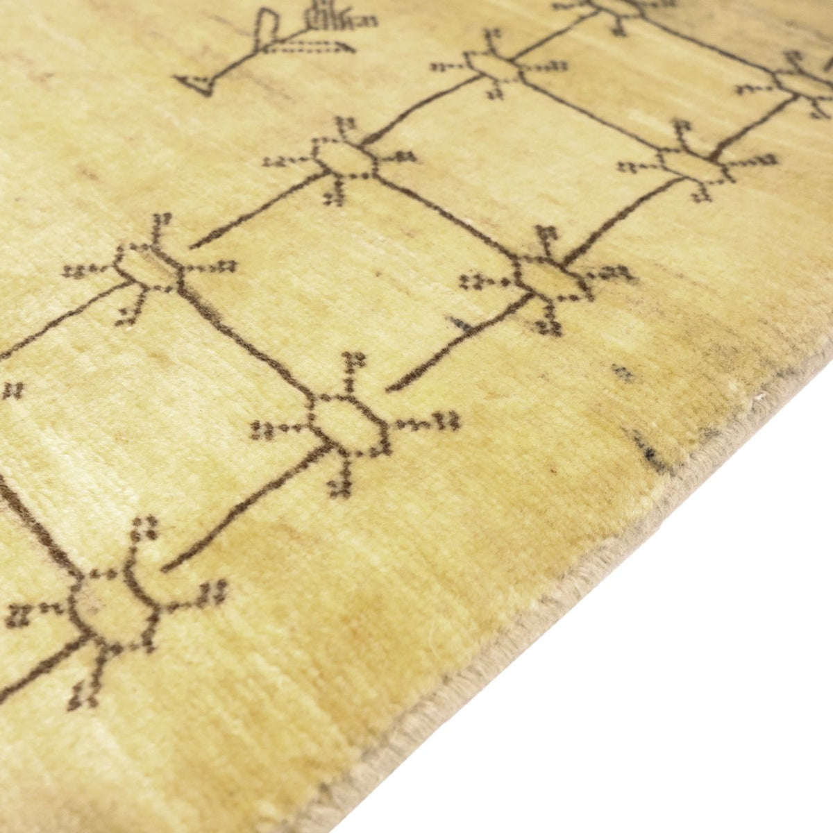 Gabbeh-tæppe - Kashkuli Persisk - 150 x 101 cm - beige