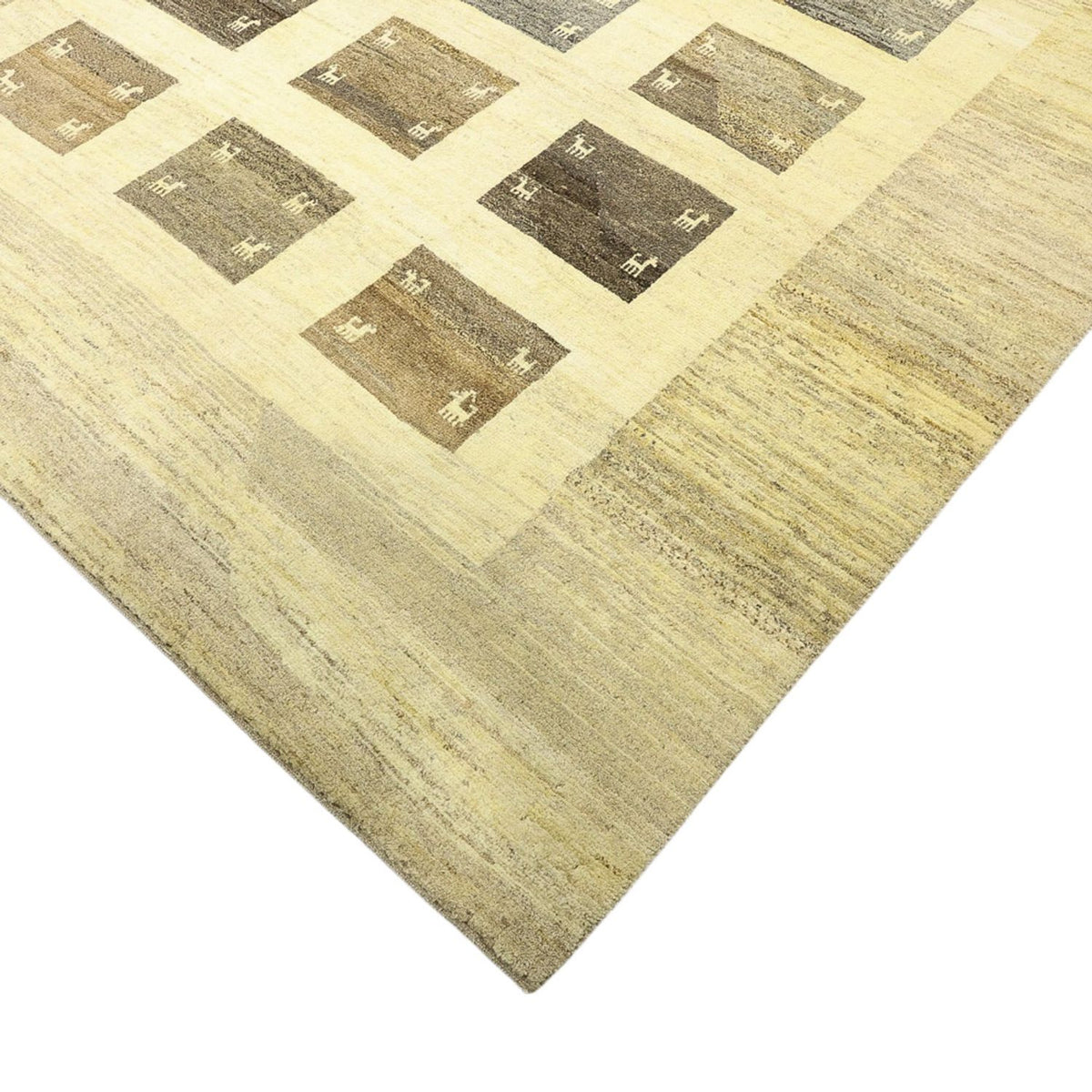 Gabbeh-tæppe - Persisk - 292 x 203 cm - flerfarvet