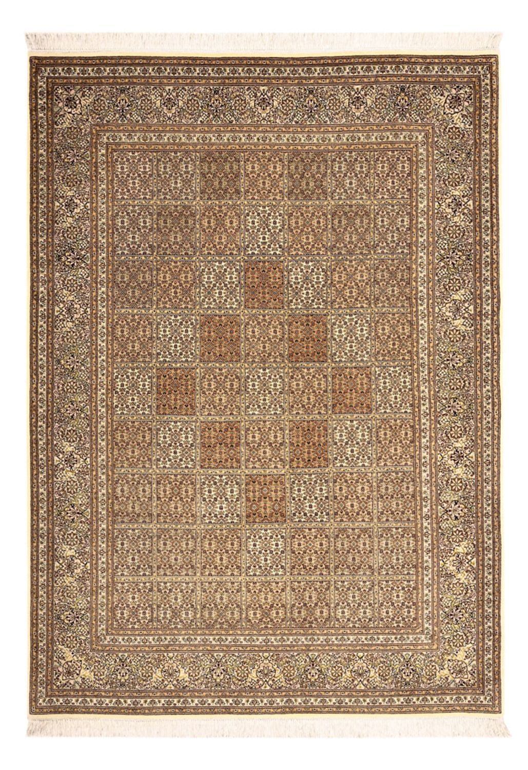Persisk tæppe - Tabriz - Royal - 208 x 149 cm - mørk beige