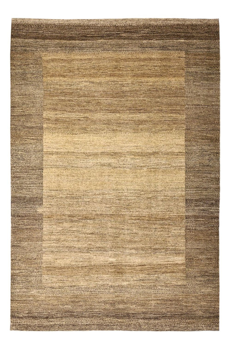 Gabbeh Tæppe - Loribaft Persisk - 230 x 163 cm - mørk beige