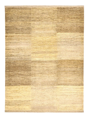 Gabbeh Tæppe - Loribaft Persisk - 229 x 174 cm - mørk beige