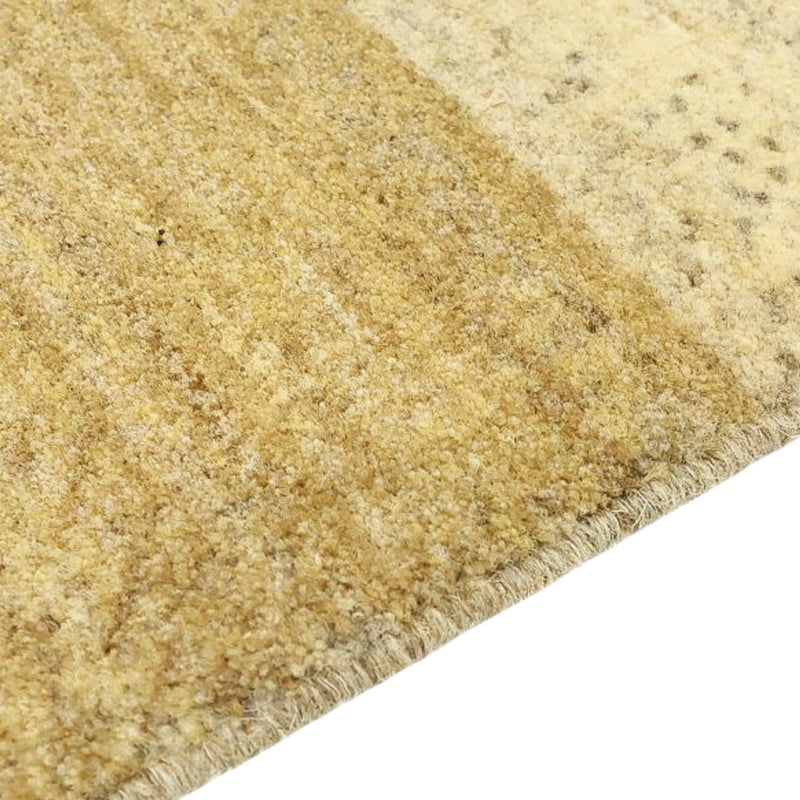 Gabbeh Tæppe - Loribaft Persisk - 229 x 174 cm - mørk beige