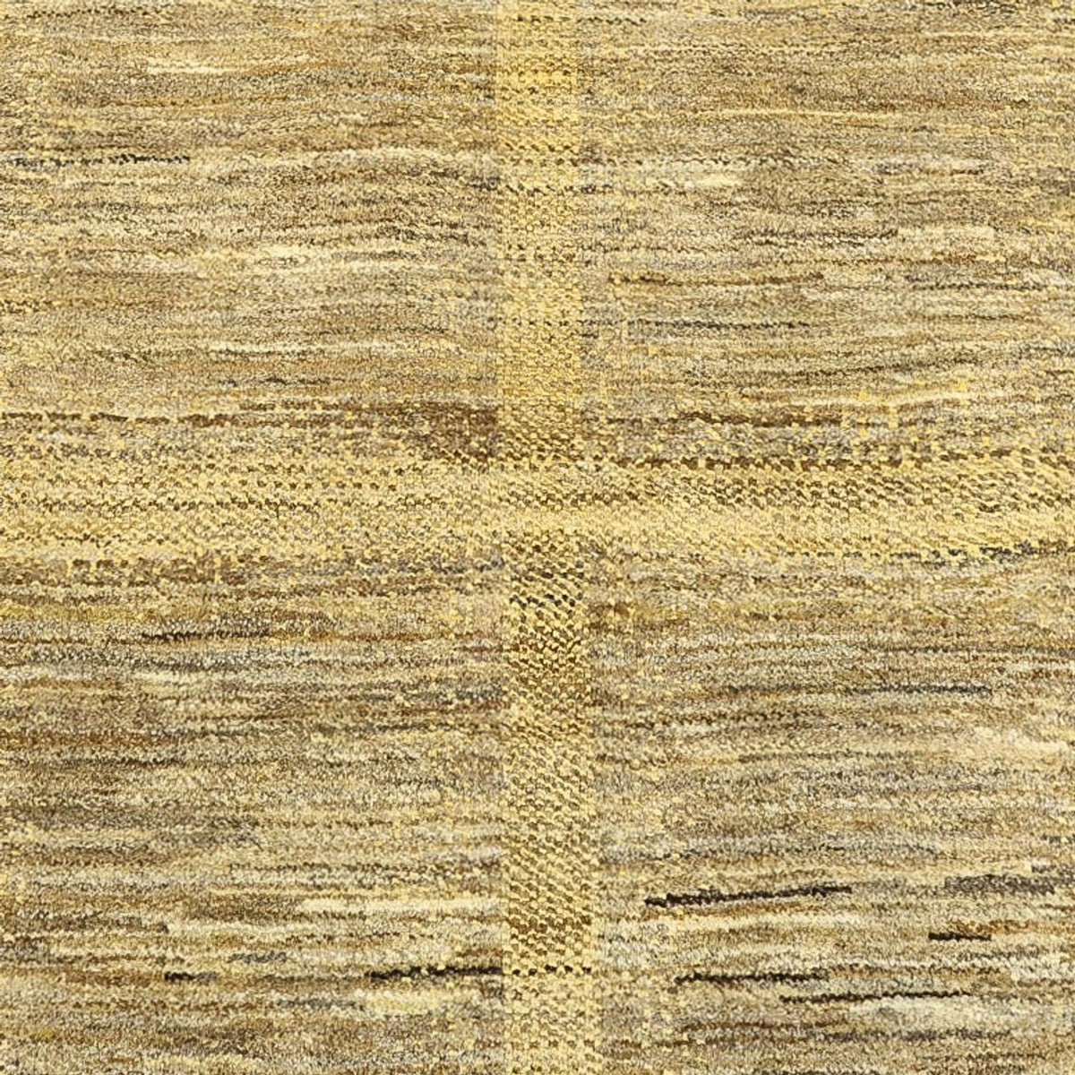 Gabbeh Tæppe - Loribaft Persisk - 242 x 194 cm - mørk beige