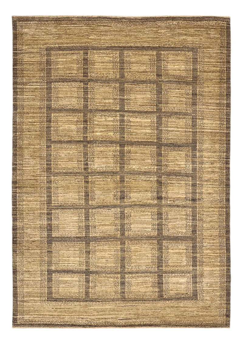 Gabbeh Tæppe - Loribaft Persisk - 283 x 204 cm - mørk beige