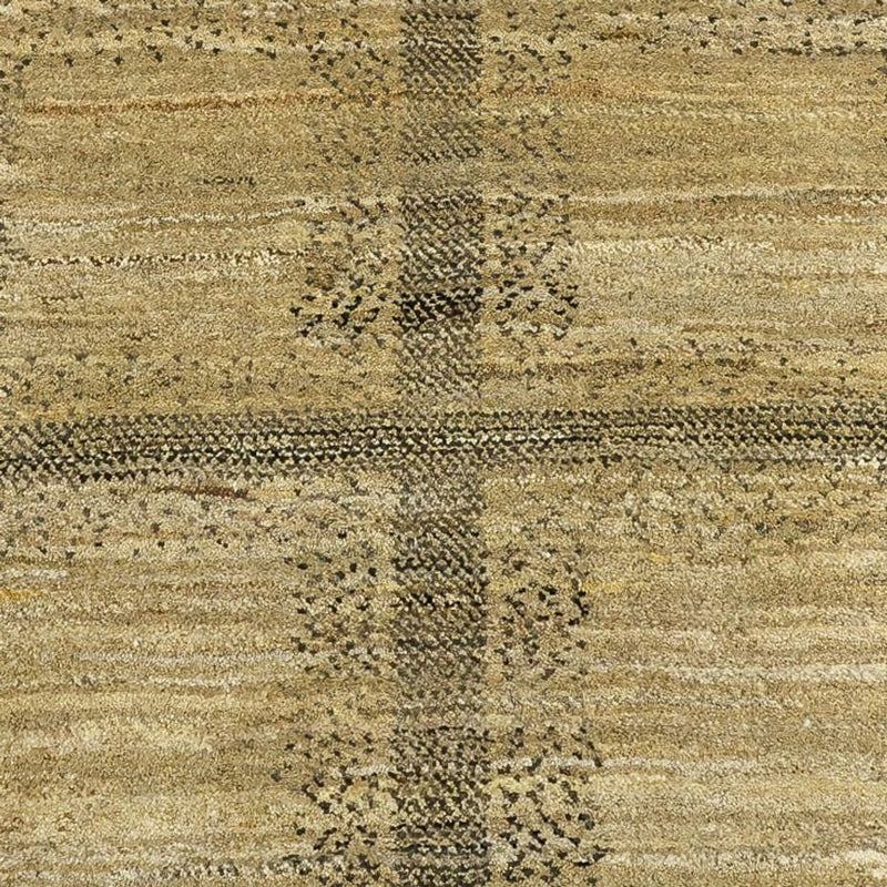 Gabbeh Tæppe - Loribaft Persisk - 283 x 204 cm - mørk beige