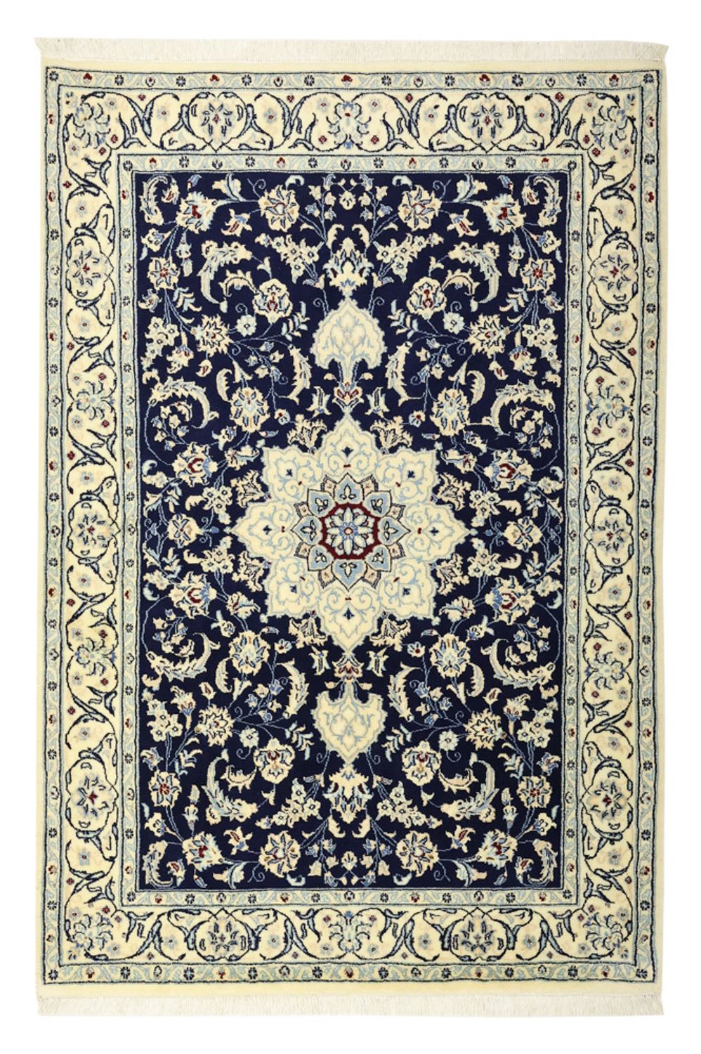 Persisk tæppe - Nain - Royal - 157 x 106 cm - mørkeblå