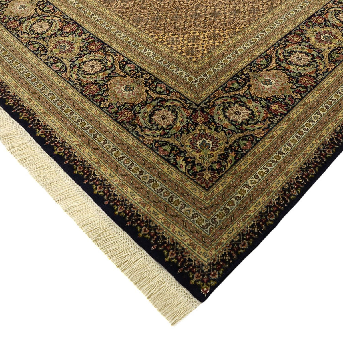 Persisk tæppe - Tabriz - Royal - Halskæde af silke - 362 x 251 cm - mørk beige