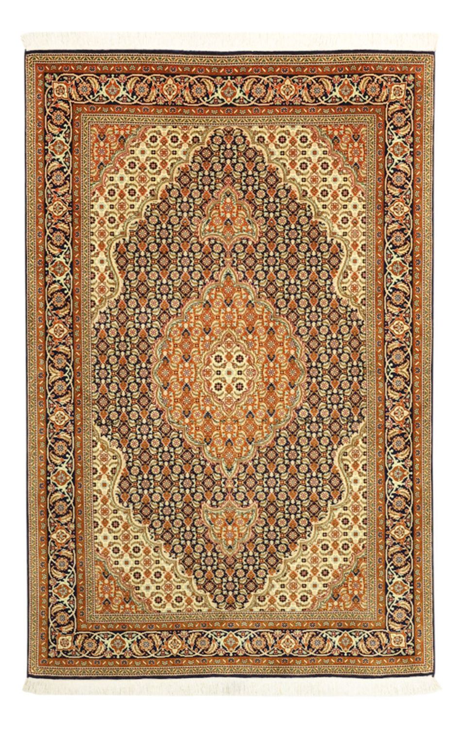 Persisk tæppe - Tabriz - Royal - Royal - 153 x 101 cm - mørk beige