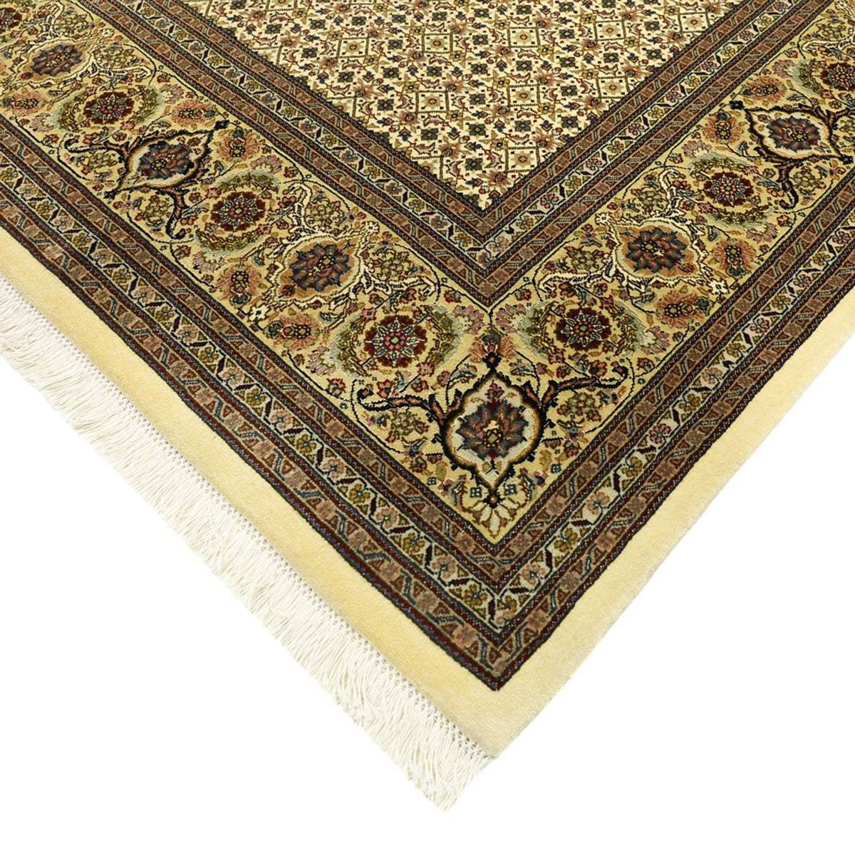 Persisk tæppe - Tabriz - Royal - Royal - 289 x 200 cm - mørk beige