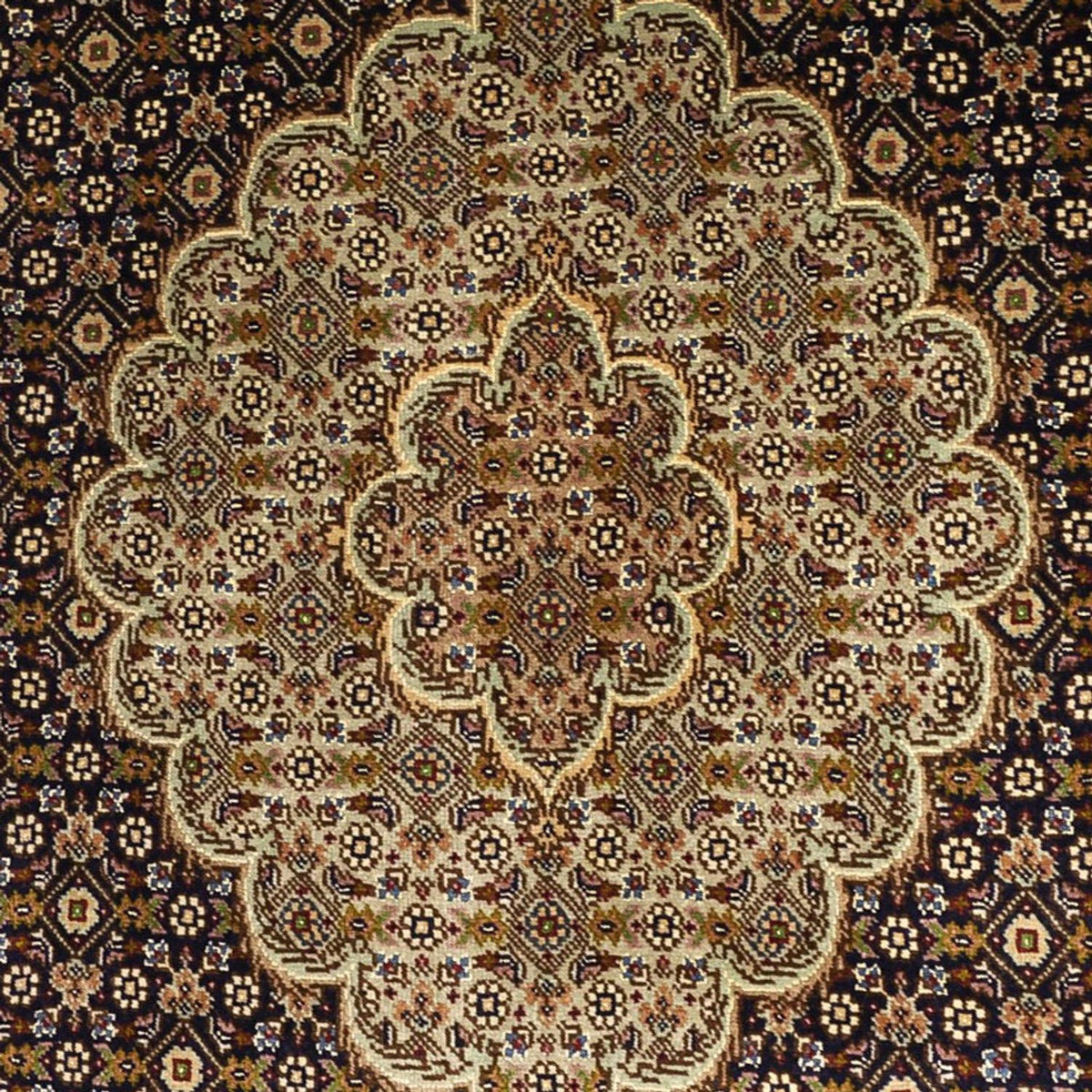 Persisk tæppe - Tabriz - Royal - Halskæde af silke - 149 x 100 cm - mørk beige