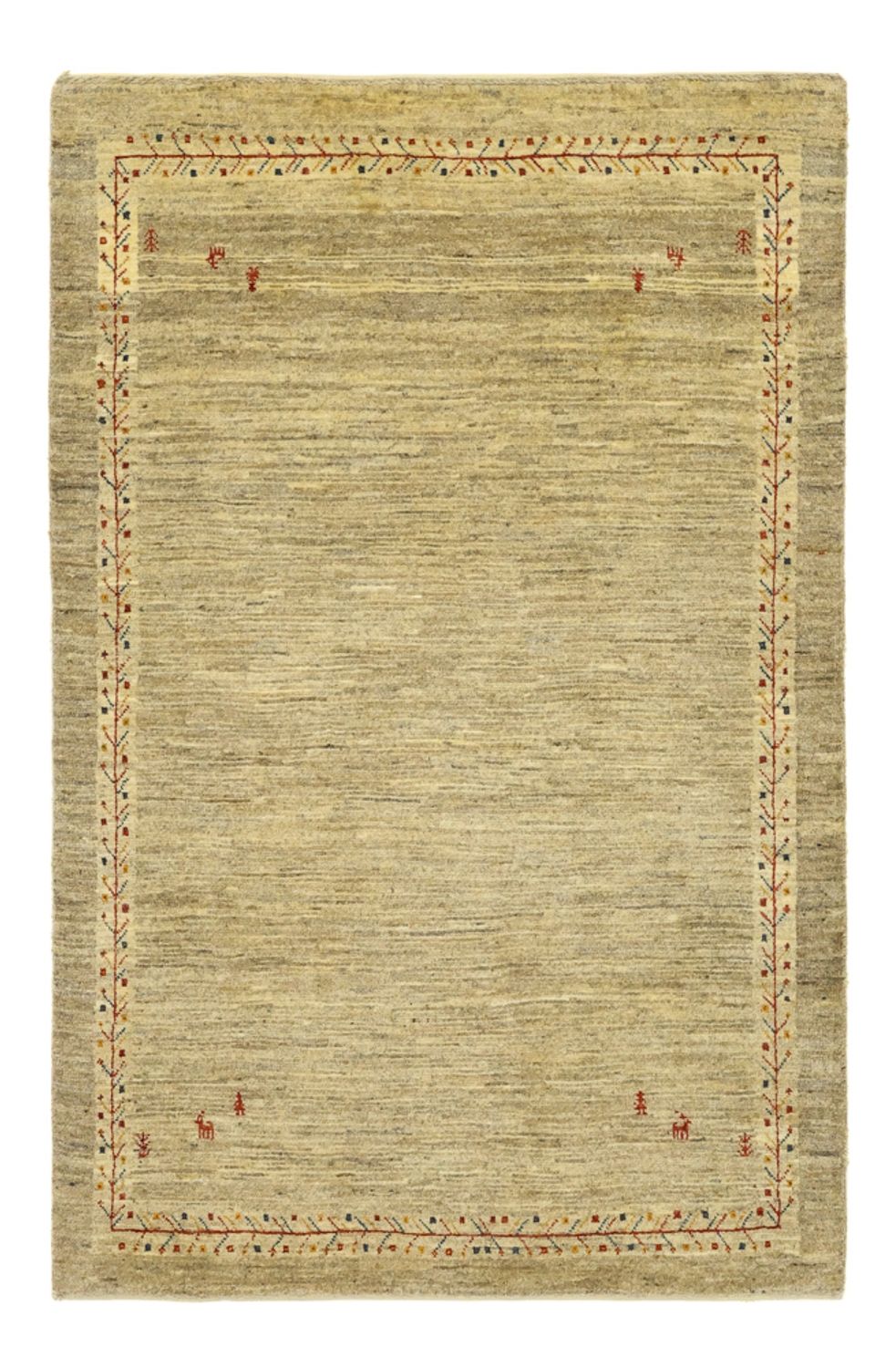 Gabbeh-tæppe - Kashkuli Persisk - 125 x 82 cm - beige