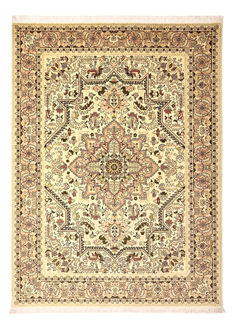 Persisk tæppe - Tabriz - Royal - 203 x 147 cm - beige