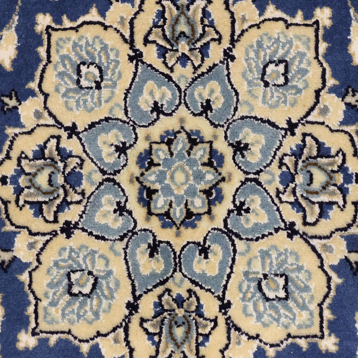 Persisk tæppe - Nain - Royal - 140 x 86 cm - mørkeblå