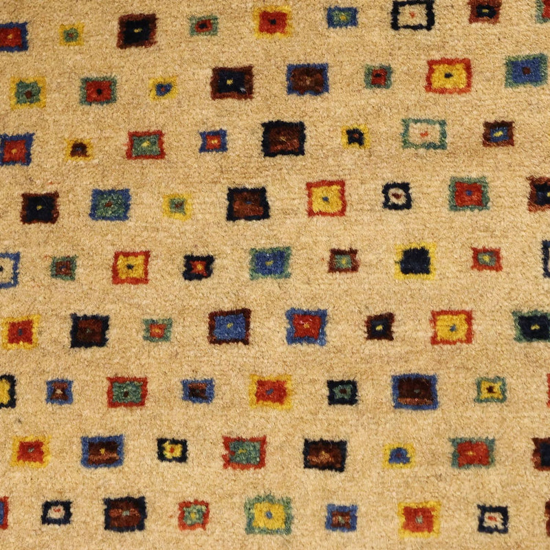 Gabbeh Tæppe - Loribaft Persisk - 164 x 79 cm - guld