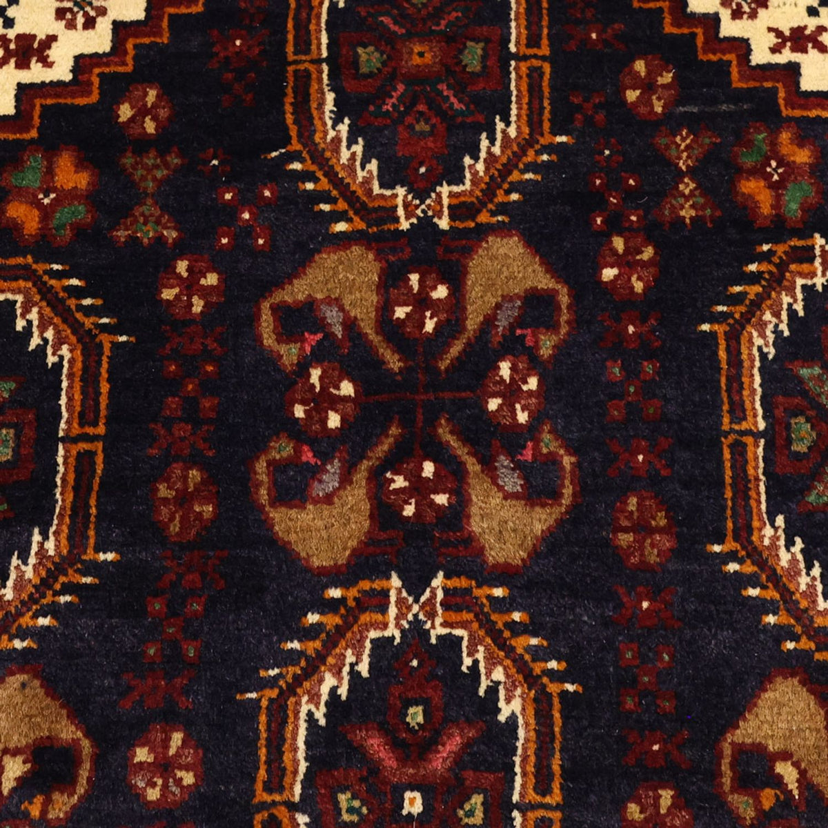 Baluch-tæppe - 210 x 115 cm - mørkerød