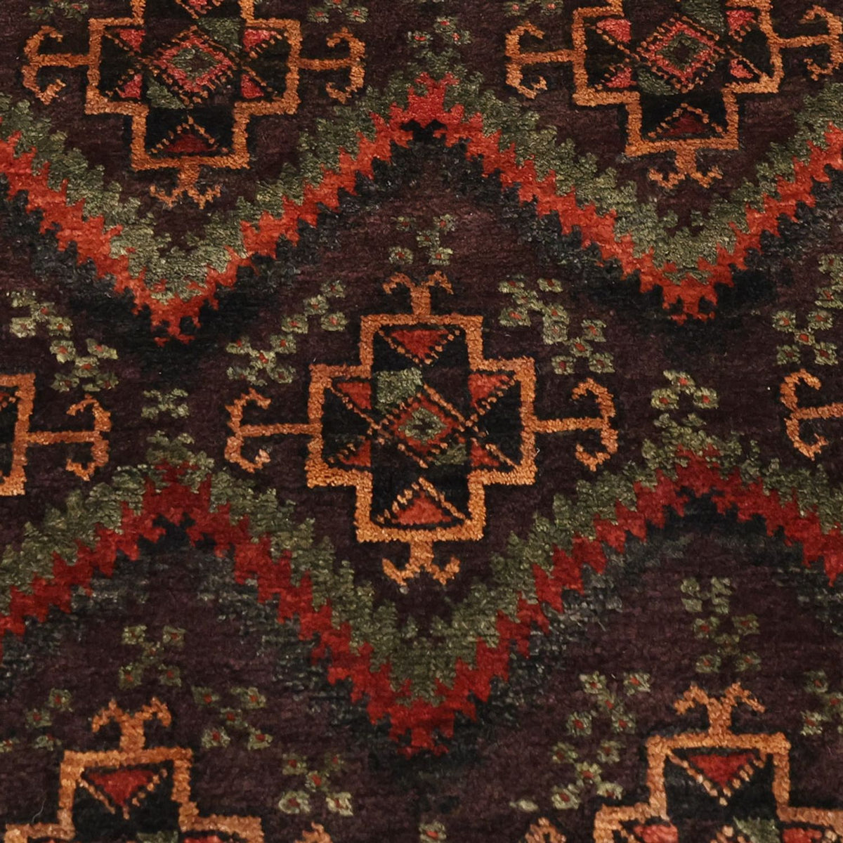 Løber Baluch-tæppe - 294 x 141 cm - mørk beige