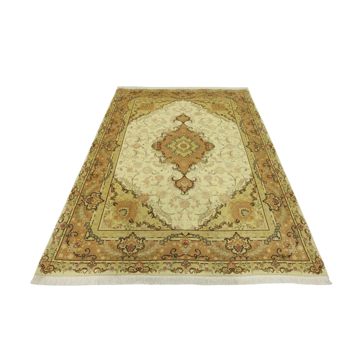 Persisk tæppe - Tabriz - Royal - 208 x 149 cm - beige