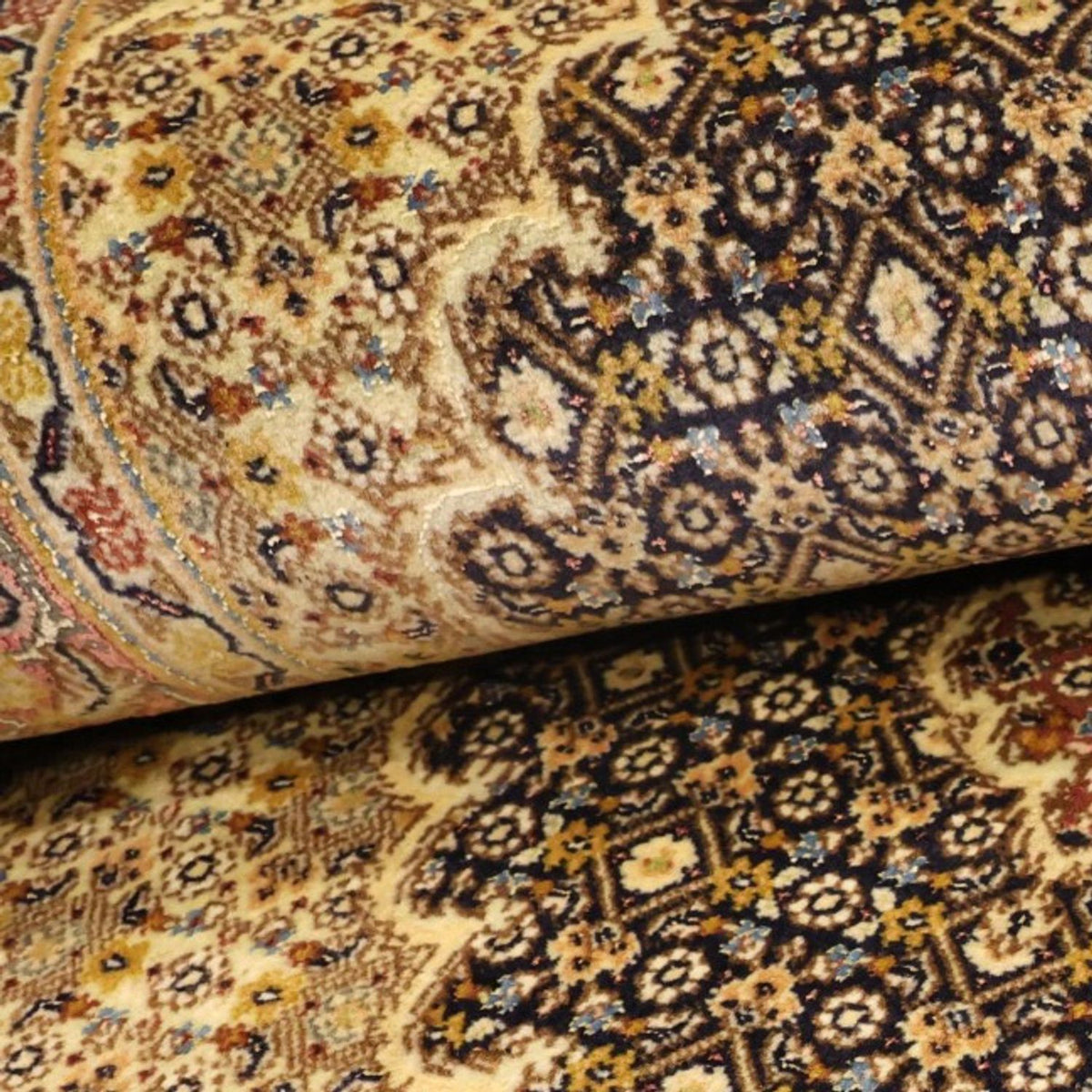 Persisk tæppe - Tabriz - Royal - 148 x 100 cm - mørkeblå